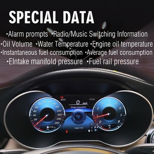 Navihua LCD <b>Speedometer</b> Virtual Digital Cluster Cockpit Upgrade <b>for</b> Mercedes Benz C Class W205 2015-2018 GLC X253 2016-2019 - Product Image 5