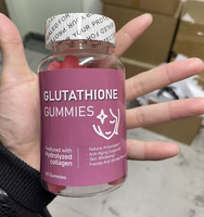 Service Personnalisé Vente en Gros 60 Gummies au Glutathion et au Collagène pour l'Éclaircissement de la Peau et la Beauté Quotidienne