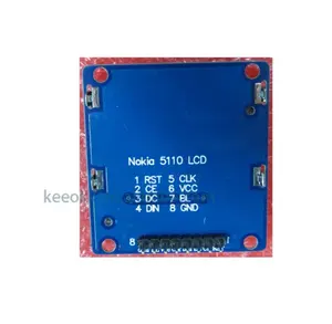 Placa de desarrollo de microcontrolador de módulo LCD compatible con 0NOKIA3310 NOKIA5110