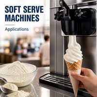 Poudre de crème glacée molle en vrac de 25 kg pour la restauration, les pâtisseries, les cafés et les machines à crème glacée – Approvisionnement direct usine