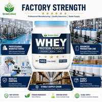 Isolat Protein Whey Mass Gainer Bubuk Suplemen Nutrisi Olahraga untuk Pembentukan Otot Dewasa