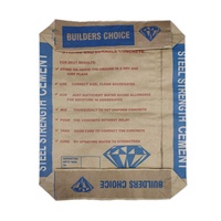 Empty Custom 20kg 25kg Paper Kraft Sack Valve Paper Bag Kraft Cement Powder Paper Bag