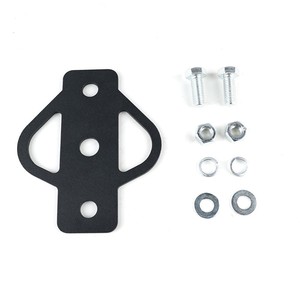 Adaptador de gancho de remolque de tres vías de alta resistencia, de acero, con 3 orificios, para tractor, carrito de golf, cortacésped, capacidad máxima de carga de 50 lb. - Product Image 2