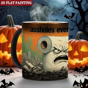 <b>Ceramic</b> <b>Cup</b> 11oz Frosted Black Heat Color Changing Magic Mug For Daily Use - Product Image 6
