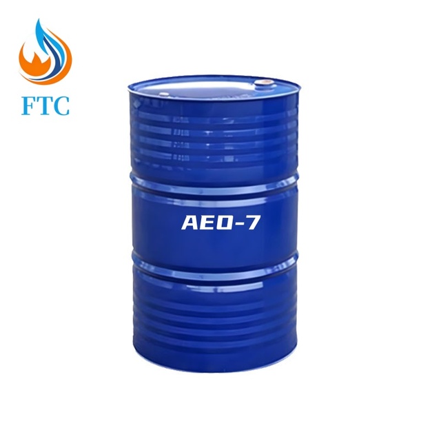 High Purity 99% Fatty Alcohol Polyoxyethylene Ether AEO-7 Nonionic Surfactant HLB 12-13 Molecular Weight ~480g/mol for Detergent
