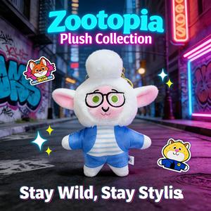 Ciondolo Judy Rabbit della serie Cartoon Zoo, Peluche, Volpecina, Charm per borsa, Portachiavi, Ciondolo per borsa, Articolo per Claw Machine - Product Image 5