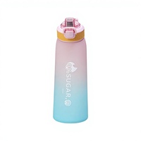 Bouteille d'eau intelligente anti-fuite prête à être expédiée avec des capsules parfumées aux fruits, idéale pour la salle de sport, l'école et les activités de plein air