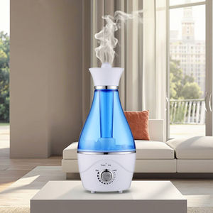 Humidificateur d'aromathérapie ultrasonique électrique 1 litre avec prise, veilleuse et réservoir d'<span class=keywords><strong>eau</strong></span> transparent pour la maison, fabriqué en usine OEM - Product Image 3