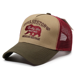 07-Custom Embroidered Trucker Hat Wholesale Mesh Embroidery Baseball <b>Cap</b> with Logo for Men Women - Product Image 4