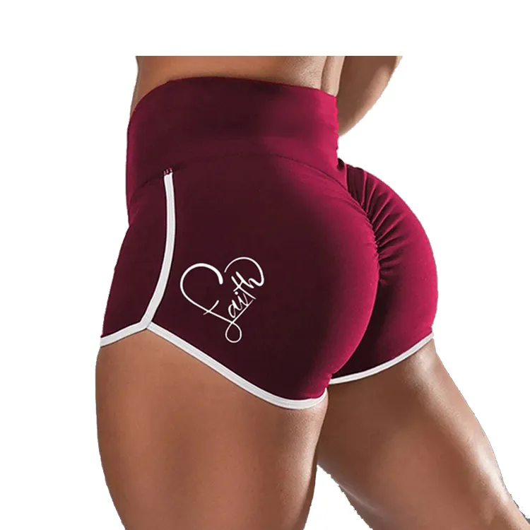 Groothandel Boutique Hoge Waisted Vrouwen Yoga Shorts Plus Size Zomer Biker Shorts Vrouwen