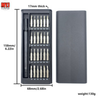 Kit de précision de poche pour réparation de téléphone 25 en 1 mini tournevis magnétique à cliquet de précision