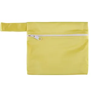 Ananbaby OEM Reusable Wet Dry Bag 15*18cm Portable Baby Nappy Diaper Bag Mini Beach Wet Bag For Kids