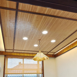 Pannelli Decorativi 3D in Vero Legno di Bambù per Pareti e Soffitti Interni, Design Moderno Naturale Personalizzabile - Product Image 4