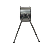 Ventilateur axial industriel 220V avec moteur électrique en fonte, fixation murale, grille avant pour usage en restaurant, diamètre 12 pouces, à commande tactile