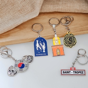 Metal Keychains Designer Japanese Diy Kit Enamel Alloy Fashion Flower Christmas Rings Sublimation Customizable Utility Gift Cles - Product Image 4