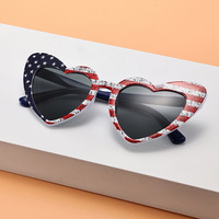 Mignon rétro coeur lunettes de soleil femmes coloré mode lunettes Bachelorette mariage fête faveurs Photo accessoires Festival accessoires