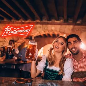 Özel <span class=keywords><strong>budweiser</strong></span> logo bira bar <span class=keywords><strong>Neon</strong></span> İşaretler Bar <span class=keywords><strong>Neon</strong></span> bira işık burcu dükkanı tabela duvar dekor için burcu - Product Image 2
