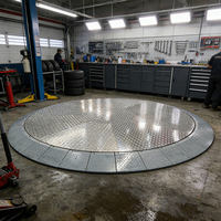 Plateforme tournante électrique silencieuse certifiée CE, capacité 3 tonnes, rotation à 360 degrés, pour petite salle d'exposition automobile