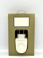 Diffuseur d'arômes mural en céramique blanche, désodorisant électrique pour salle de bain et maison, chauffe-parfum en porcelaine à brancher sur prise
