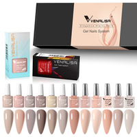 12 pièces/kit Venalisa vernis à ongles Gel coffret cadeau élégant vernis à ongles tremper UV LED haute Piment paillettes système de Gel UV
