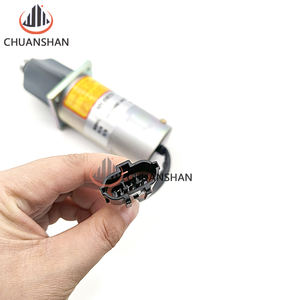 Solenoide de apagado 300743-00068 24V 65,25900-6006A Compatible con motor <span class=keywords><strong>Daewoo</strong></span> <span class=keywords><strong>Doosan</strong></span> D1146T P158LEP180LE P222LE - Product Image 3