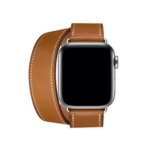 مصنع مخصص مريح IWatch SE & IWatch سلسلة 7/6/5/4/<span class=keywords><strong>3</strong></span>/ساعة حزام جلد طبيعي ساعة جلد - Product Image 1