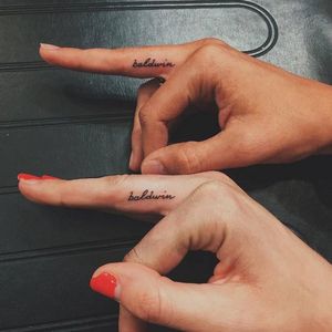 <span class=keywords><strong>Tatouage</strong></span> temporaire personnalisé avec citations spirituelles pour couple, <span class=keywords><strong>tatouage</strong></span> au doigt, imperméable 2 semaines, encre semi-permanente <span class=keywords><strong>Jaguar</strong></span>, non toxique, design temporaire - Product Image 1