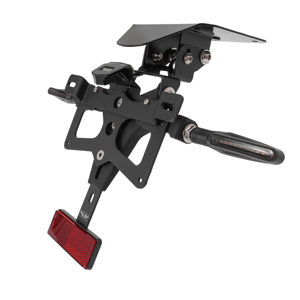 Support de plaque d'immatriculation arrière court modifié pour moto FULL REV RACING pour R3/MT03 15-25 F-HC037 en aluminium - Product Image 3