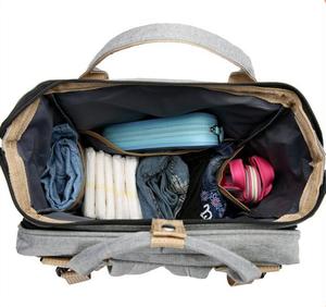 Grand sac à dos multifonctionnel pour maman avec station à langer résistant à l'eau Sac à dos Oxford pour couches pour bébés Sac à dos pour couches pour bébés - Product Image 6