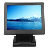Monitor de Pantalla Táctil Múltiple de 15 Pulgadas a Prueba de Polvo y Agua con Logotipo OEM de Fábrica, Pantalla de Punto de Venta para Negocios de Restaurantes