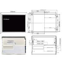 AUO Panneau LCD 10.4 ''800x600 G104SN03 V5 LVDS Écran 20 broches Écran HMI industriel Écran LCD 10.4 pouces