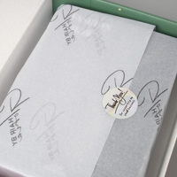 Papier de Soie d'Emballage Personnalisé avec Logo Imprimé pour Cadeaux, Fleurs et Vêtements