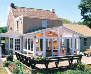 Rogenilan véranda personnalisée véranda en verre préfabriqué véranda solaire - Product Image 6