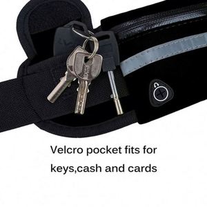 Riñonera Deportiva para Correr y Hacer Ejercicio al Aire Libre, Impermeable, con Cinturón para Teléfono, Riñonera Deportiva Elástica - Product Image 4