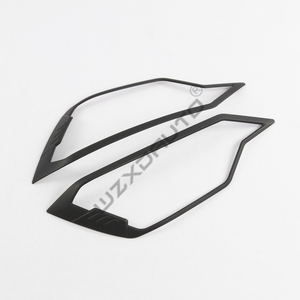 ABS Cover <b>Head</b> Lamp Front Light Matte Black Carbon <b>Style</b> for DMAX - Product Image 3