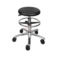 Chaise de laboratoire moderne anti-statique |   Sièges ergonomiques antistatiques en cuir PU pour travaux électroniques et utilisation en entrepôt