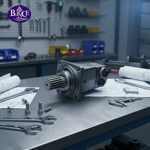 Moteur de tarière hydraulique BMV 315 400 CC OMV500 151B3102 / Moteur orbital OMV 630 151B3103 avec arbre de 50 mm - Moteurs hydrauliques - Product Image 1
