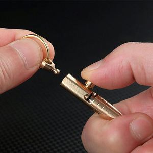 Bolígrafo de Metal Antiguo de Latón con Mecanismo de Acción Rápida, Personalizado, Promocional, para Exteriores, para Aliviar el Estrés, con Llavero, 0.5mm - Product Image 3