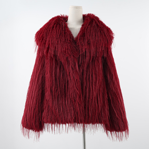 เสื้อโค้ทขนเฟอร์เทียมแบบสั้น ผ้าไหมเนื้อนุ่ม ทรงยาว สไตล์แรคคูน สำหรับผู้หญิง อุ่นสบายสำหรับฤดูหนาว - Product Image 2