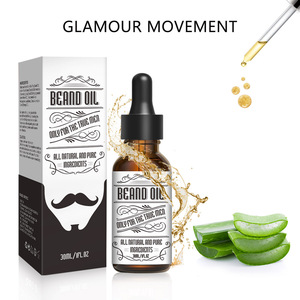 Aceite para Barba y Bigote Orgánico para Hombre, 100ml 50ml 30ml, Marca Privada, Bajo MOQ, Venta al Por Mayor OEM, el Mejor Aceite para el Crecimiento de la Barba - Product Image 2
