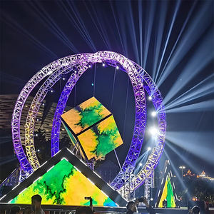 Taşınabilir ağır alüminyum alaşım 290*290MM & 400*400MM tıkaç aydınlatma kafes sahne sistemi hafif ve güçlü kafes görüntüler - Product Image 2