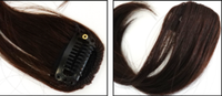 Extensions de cheveux synthétiques 3D Air Bangs à clipser, fabriquées en Corée, postiche synthétique transparent effet frange