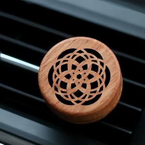 Ambientador para Auto H-7104, Difusor <span class=keywords><strong>de</strong></span> Aceites Esenciales <span class=keywords><strong>de</strong></span> Madera con Clip para Ventilación, para Aromaterapia en el Hogar - Product Image 3