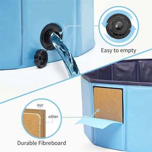 Foldable Thickened Durable <b>Pet</b> Summer Play Water Mat Toys Outside Back Yard Garden Use Dog Splash Pad - Product Image 2