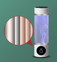 Nouvelle tasse à eau enrichie en hydrogène 8000 PPB, générateur d'eau purifiée à haute concentration, bouteille portable à électrolytes