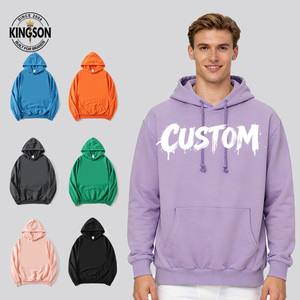 Felpe con Cappuccio Unisex Personalizzate a Basso MOQ, Tinta Unita, Logo Ricamato, in Cotone, Uniformi Casual per Uomo e Donna - Product Image 1