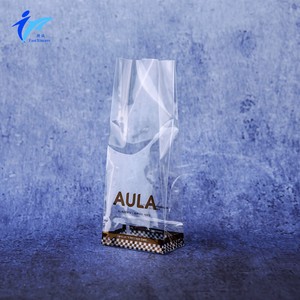 Pochette à fond plat autoportante en OPP haute transparence, conforme RoHS, de qualité alimentaire, avec soufflet latéral pour la vente au détail et les produits de charcuterie - Product Image 1