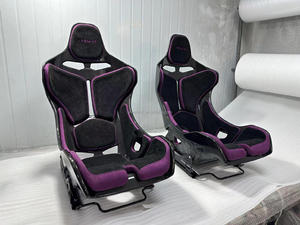 Siège sport en fibre de carbone 3K personnalisé OEM/ODM - Siège léger mat pour modification automobile - Product Image 2