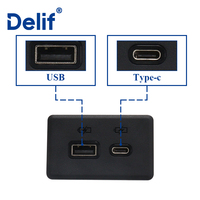 Repuestos de Auto, Enchufe USB de Plástico de 12V Tipo C 13525889 13525891 13536385 para Chevrolet Silverado 3500 GMC Cadillac
