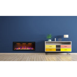 Luxstar 45 pouces moderne électrique cheminée chauffage intérieur média télécommande vraie flamme lumière Agro LED <span class=keywords><strong>Focus</strong></span> pour ménage hôtel - Product Image 5